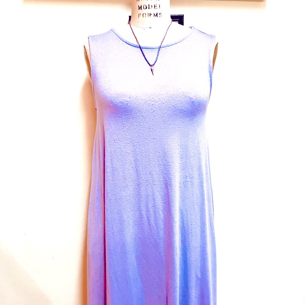 Lilac Purple Cotton Dress
